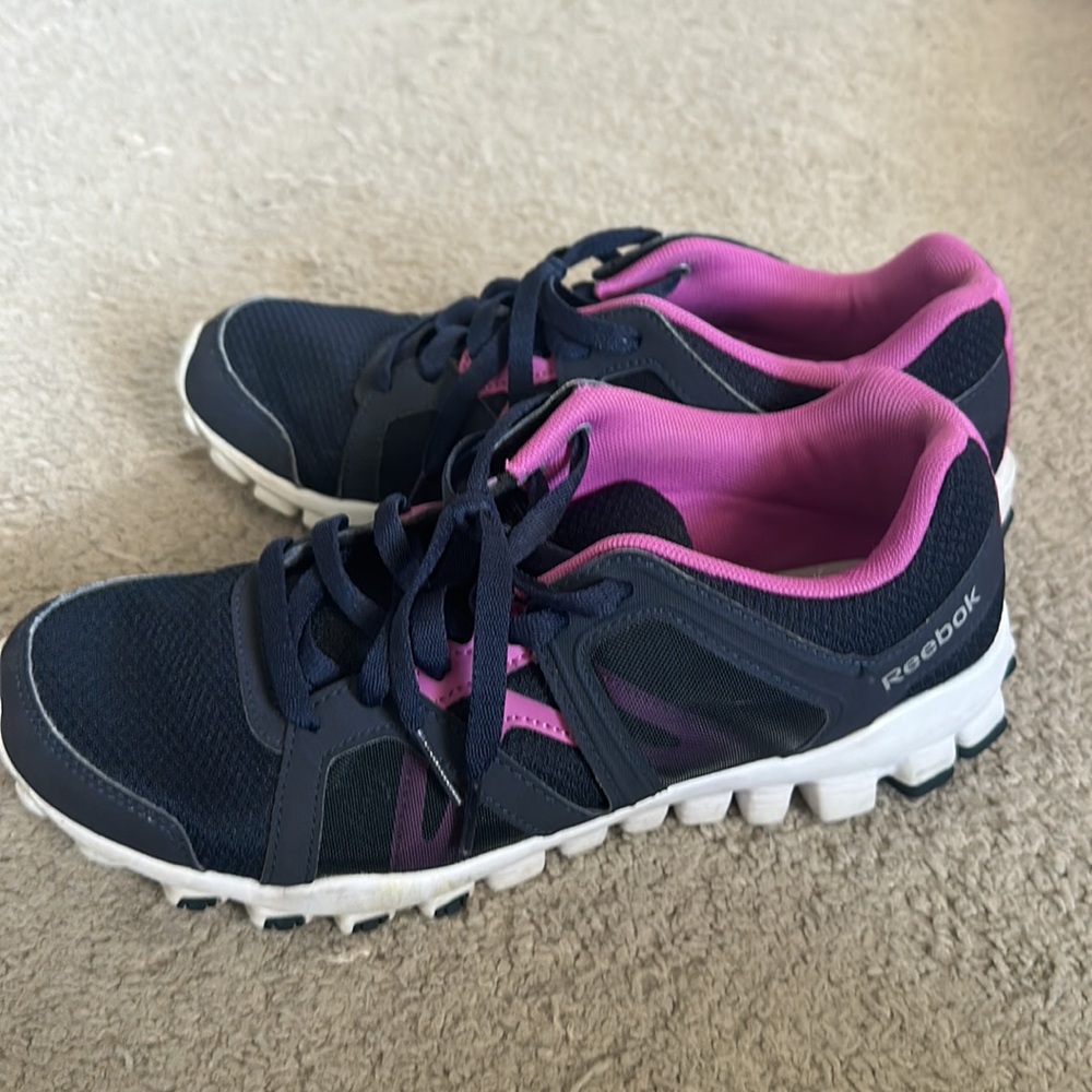 Reebok Black and Purple Athletic Shoes - Picture 3 of 6